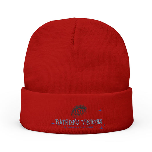 Blinded Visions Embroidered Knit Beanie